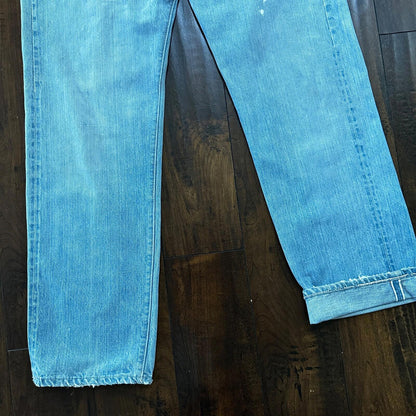 Vintage LEVIS 501XX Jeans Big E 1960s Denim Redline Selvedge 33x31 USA 60s 66