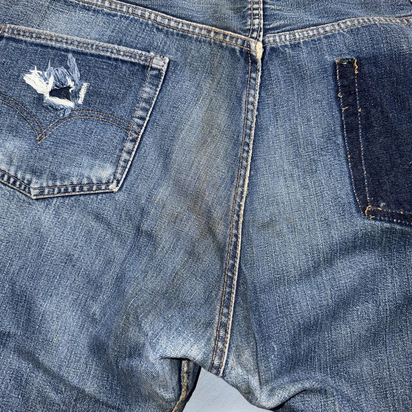 Levis 501 Big E Vintage 60s Redline Selvedge USA XX 1960s Jeans 66 Act 36x26