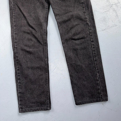 Levis 505 Vintage 90s 40505 Orange Tab Black Jeans 29x32 USA 1990s Act 28x28