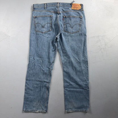 Levis 501 Vintage Y2K XX Straight Leg Jeans Blue Light Wash 40x32 Act 40x30