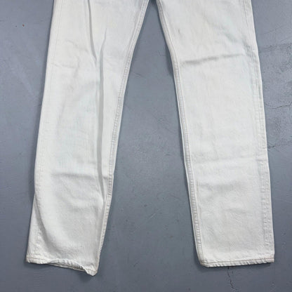 Levis 501 Vintage 90s USA XX Straight Leg Jeans Blue Light Wash 31x34 Act 29x33