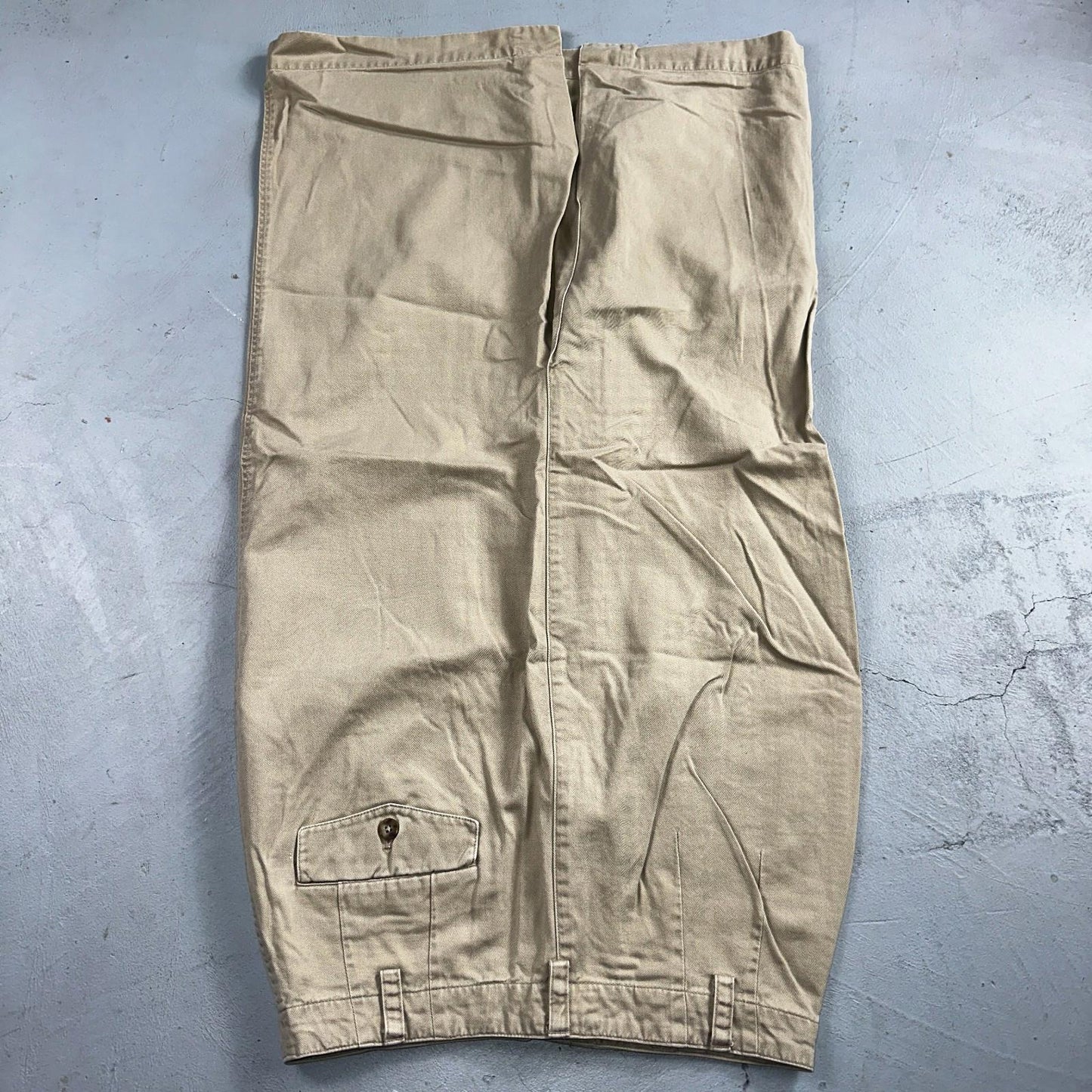 GAP KHAKIS Beige Y2K Front Pockets Knee Length Pencil Skirt Size 10 Chino Preppy
