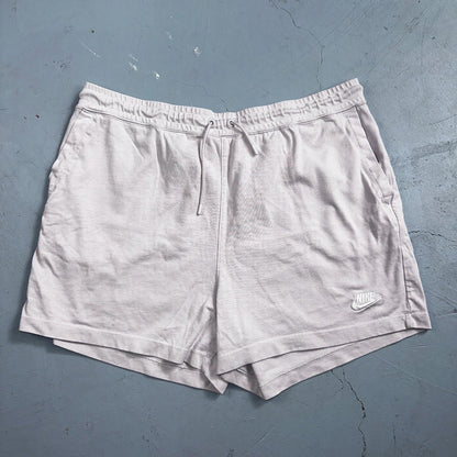 Nike Sportswear Shorts Womens XL Light Purple Drawstring Waist Athletic Lounge