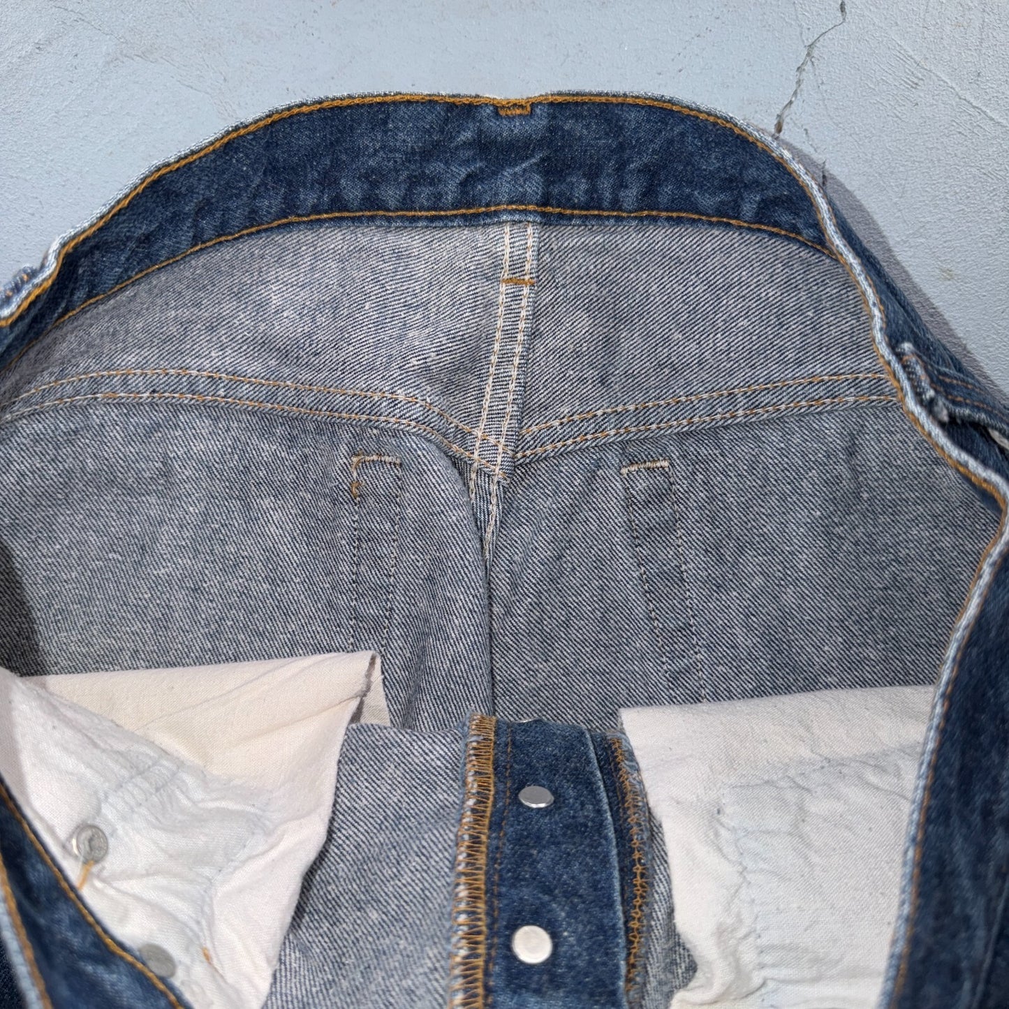 Levis 501 Vintage 80s USA XX Straight Leg Jeans Blue Dark Wash 34x30 Act 32x27