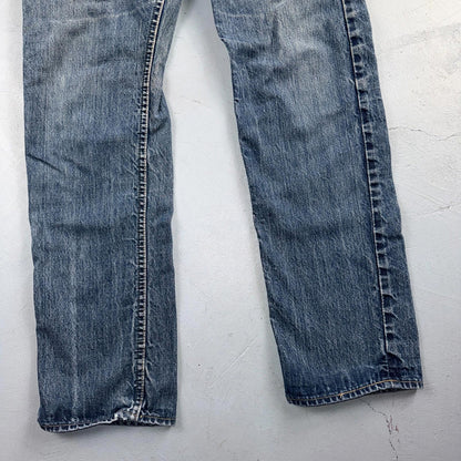 Vintage 60s Lee Riders Sanforized Denim Blue Jeans USA Talon Mens 32x31 70s