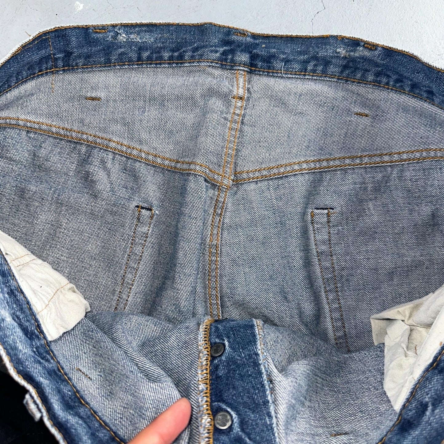 Levis 501 Vintage 70s SS Redline Selvedge USA XX Jeans Med Wash 48x30 Act 44x26