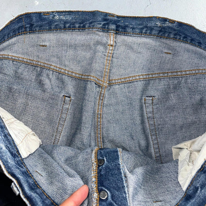 Levis 501 Vintage 70s SS Redline Selvedge USA XX Jeans Med Wash 48x30 Act 44x26