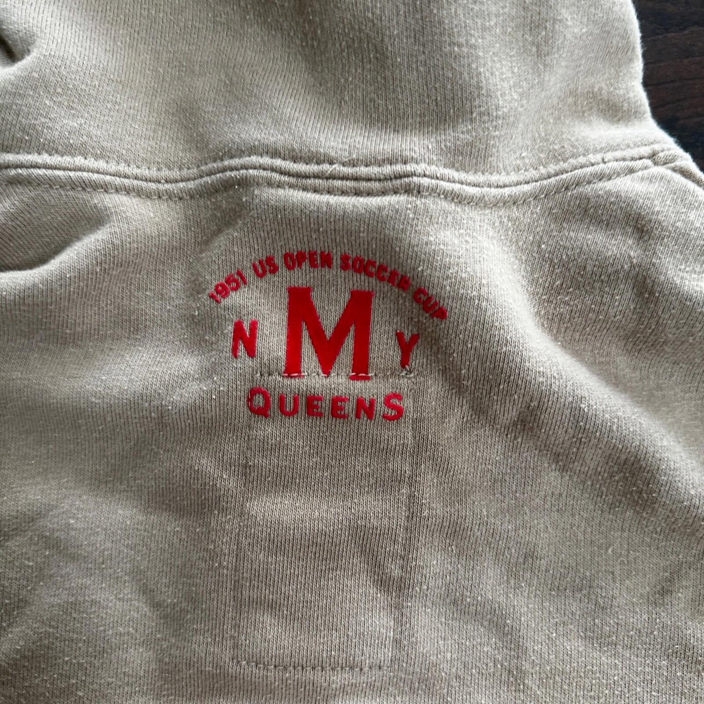 Vintage Nike Souza 1951 US Open Soccer Cup Queens NY Hooded Sweatshirt Small Y2K