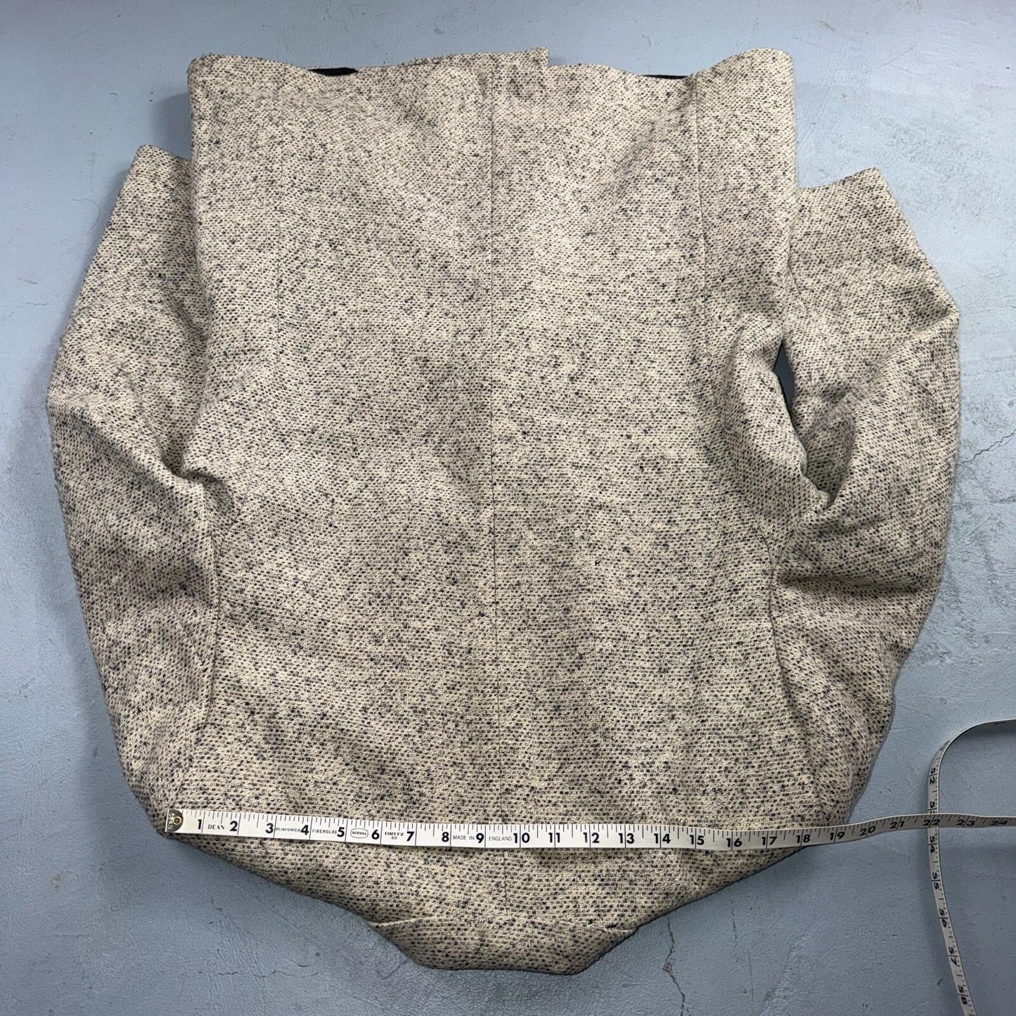 Vintage Blazer Shryocks Double Breast Mens 42 Wool Tweed Sport Suit Coat 80s