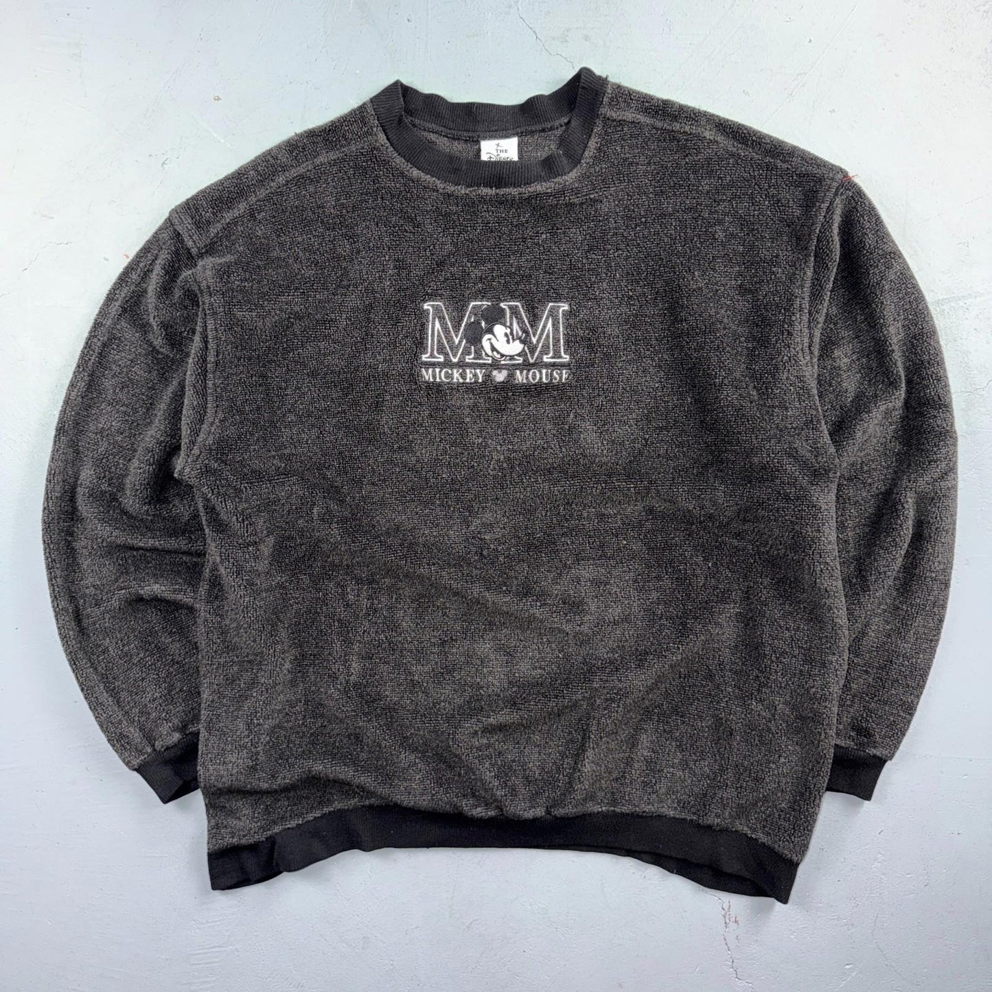 Vintage 90s Disney Store Mickey Mouse Embroidered MOM Crewneck XL Minnie World