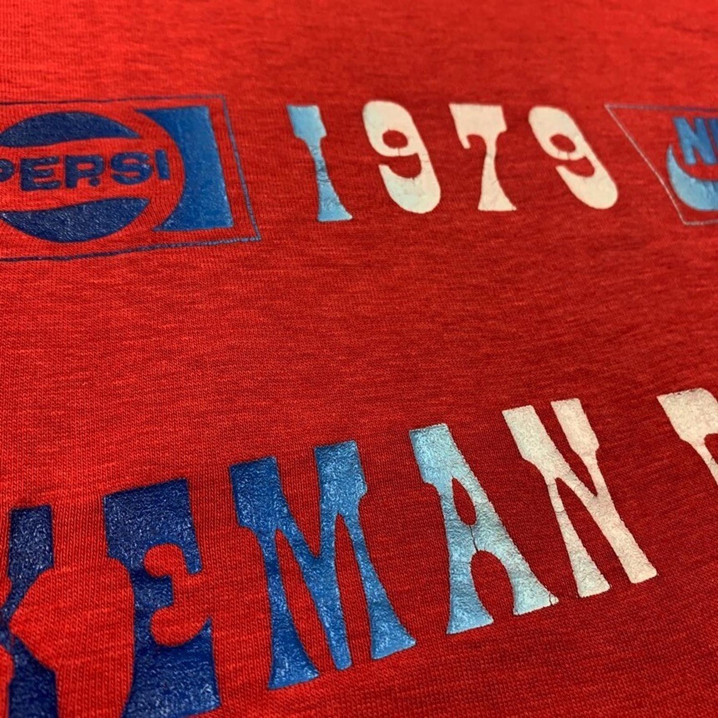 Vintage Nike 1979 Oregon T Shirt USA Rare Champion Blue Bar XL 70s Axeman Pepsi