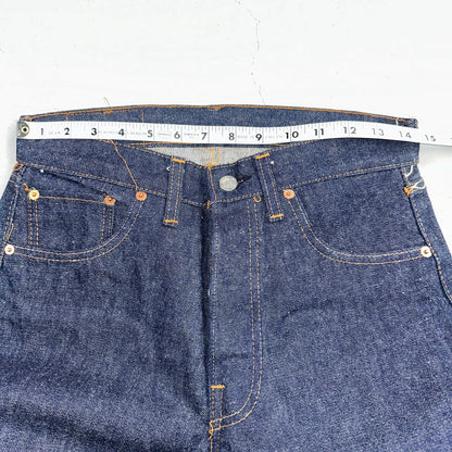 Levis 501 VTG 70s SS Deadstock Redline Selvedge Jeans XX 1966 29x36 Rare Dark DS