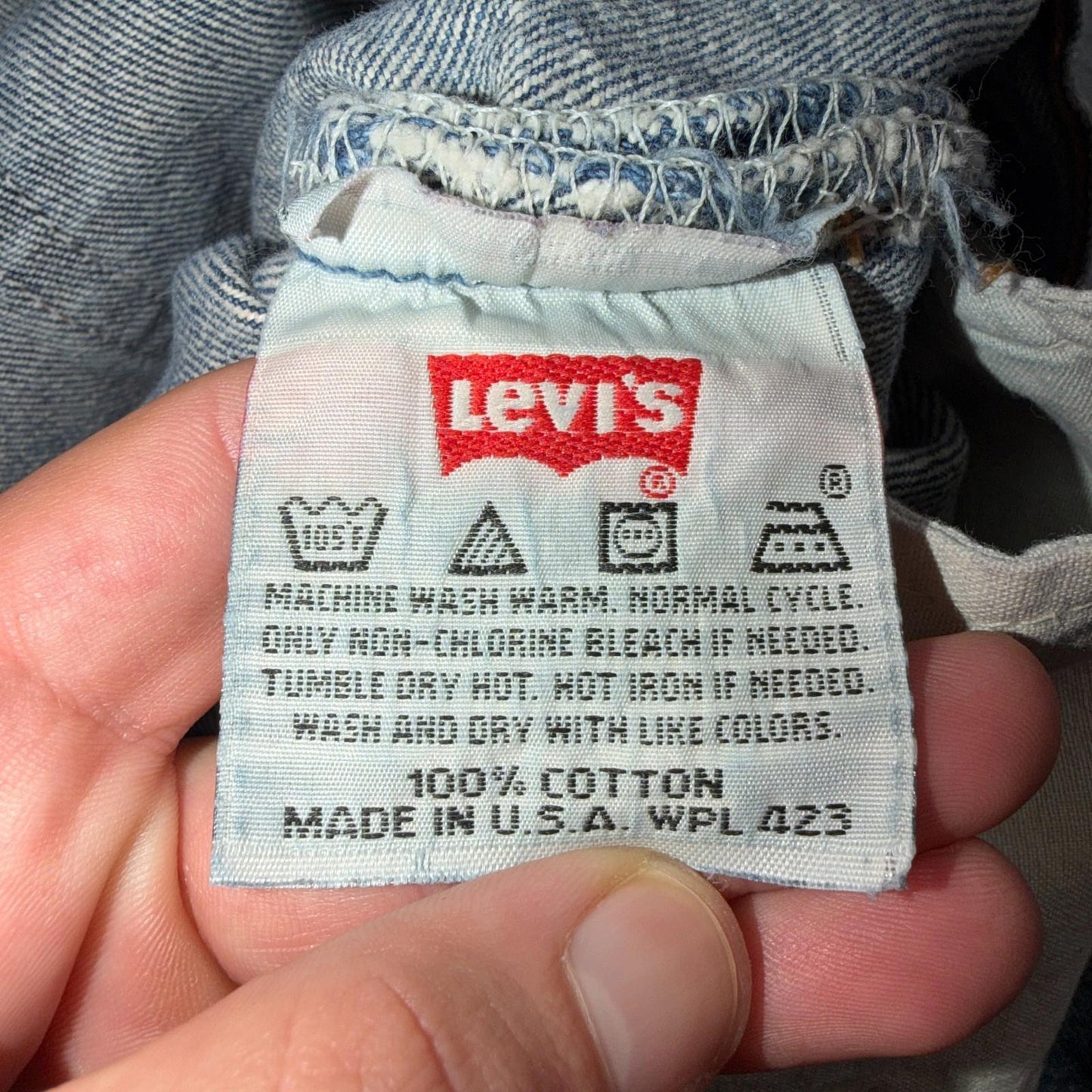 Levis 501 Vintage 90s USA XX Straight Leg Jeans Blue Med Wash 36x30 Act 33x29