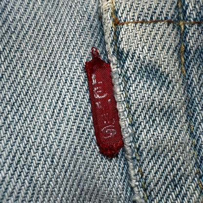 Levis 505 VTG 70s SS Redline Selvedge USA XX Jeans Light Wash Talon Act 29x34