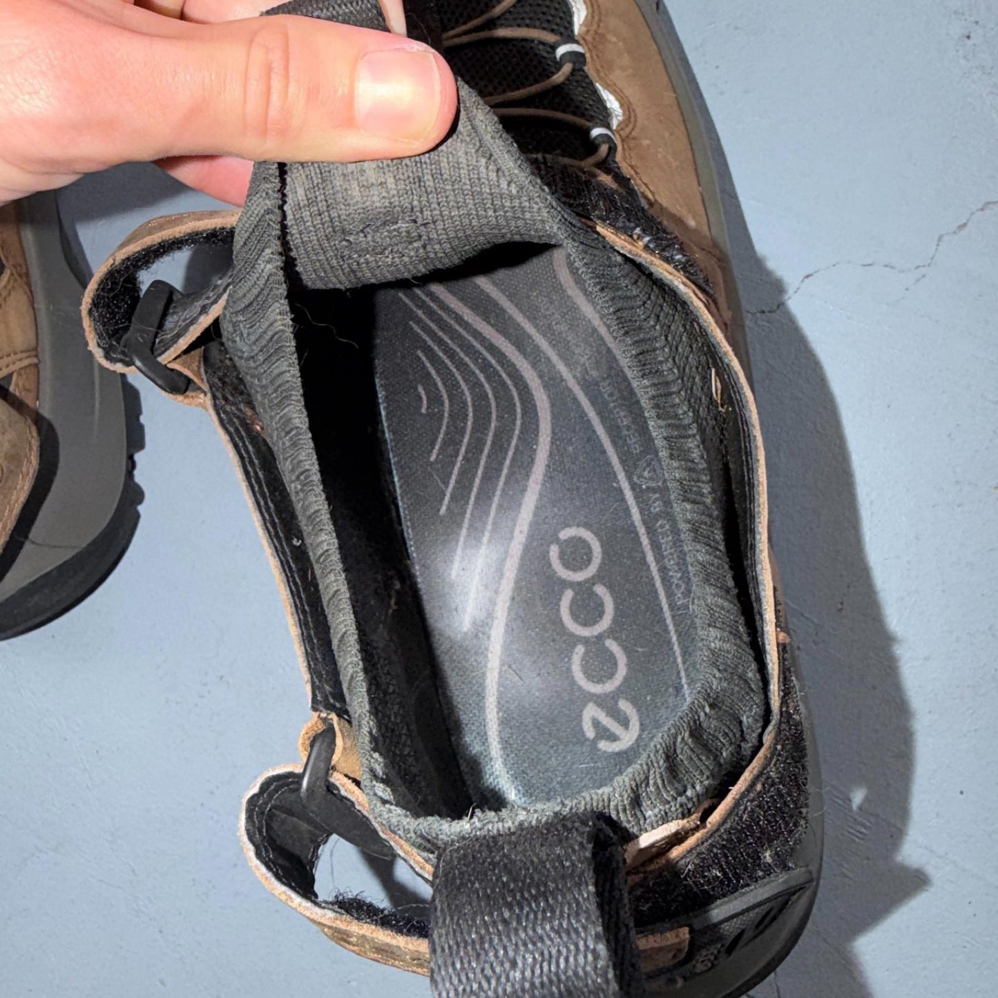 ECCO Sport Offroad Explorer Strap Men's Size EU 46 Rare Worn 12US
