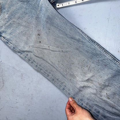 Levis 501 Vintage Y2K XX Straight Leg Jeans 33x34 Light Wash 2000s Act 31x32