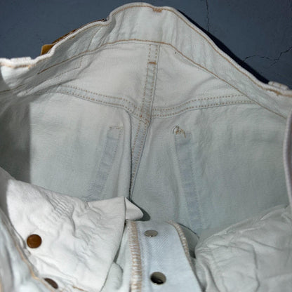 Levis 501 Vintage 90s USA XX Straight Leg Jeans Blue Light Wash 31x34 Act 29x33