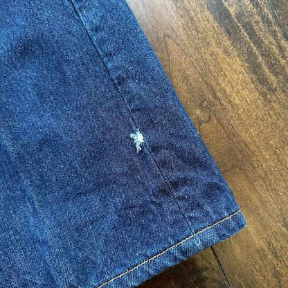 Vintage Y2K 90s Levis 501 XX Button Fly Dark Wash 35x34 Jeans Act 33x30