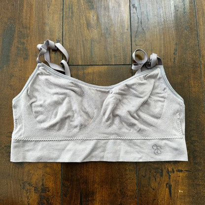 Yellow Womens Swim Suit Top Size S Lace Ruffle Strapless Padded Plus Extra
