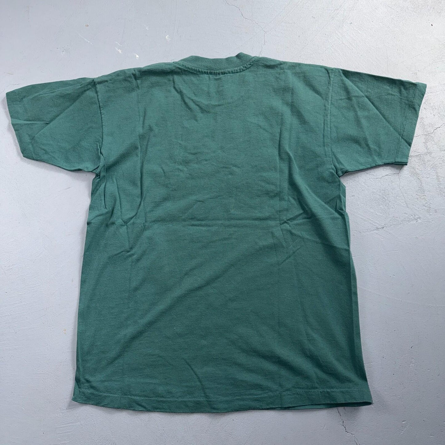 Oregon Anvil 90s VTG T Shirt Single Stitch Green Embroidery USA Trees Mountain