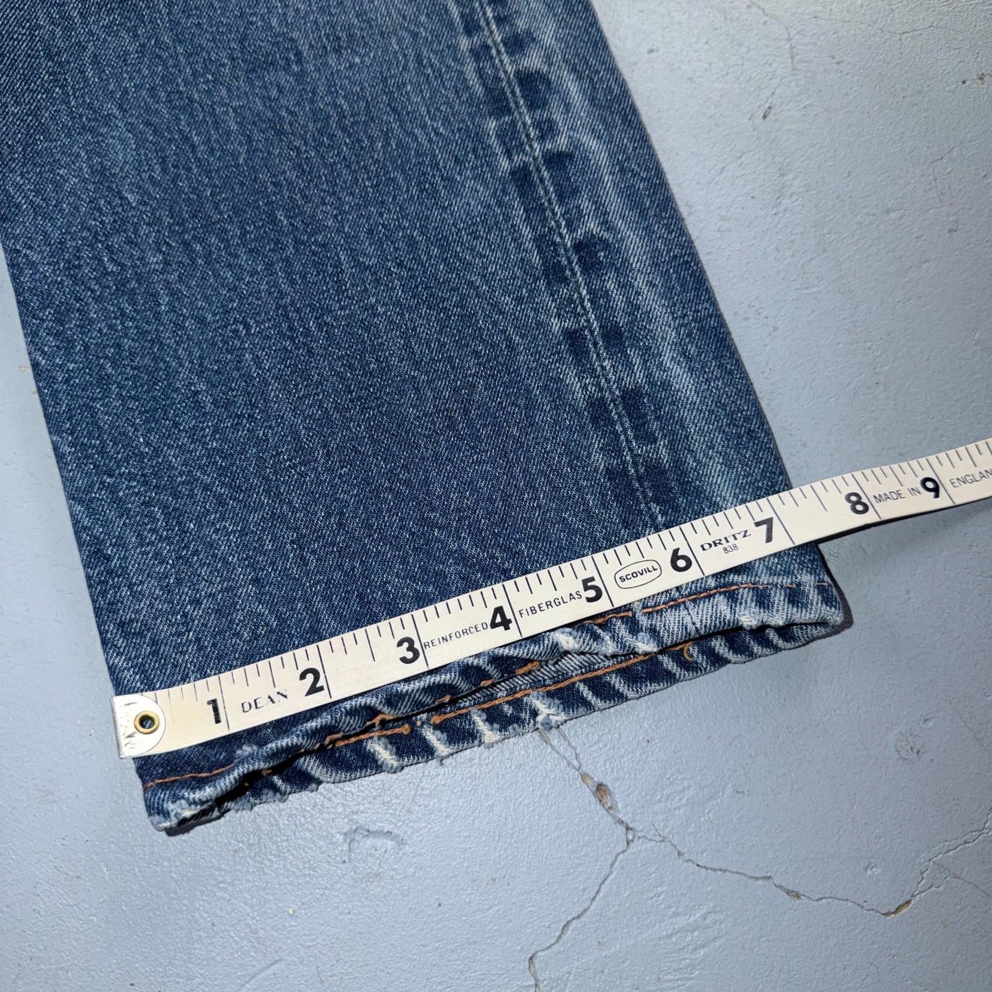 Levis 501 VTG 70s SS Redline Selvedge Jeans XX Med Wash 29x30 Act 27x28