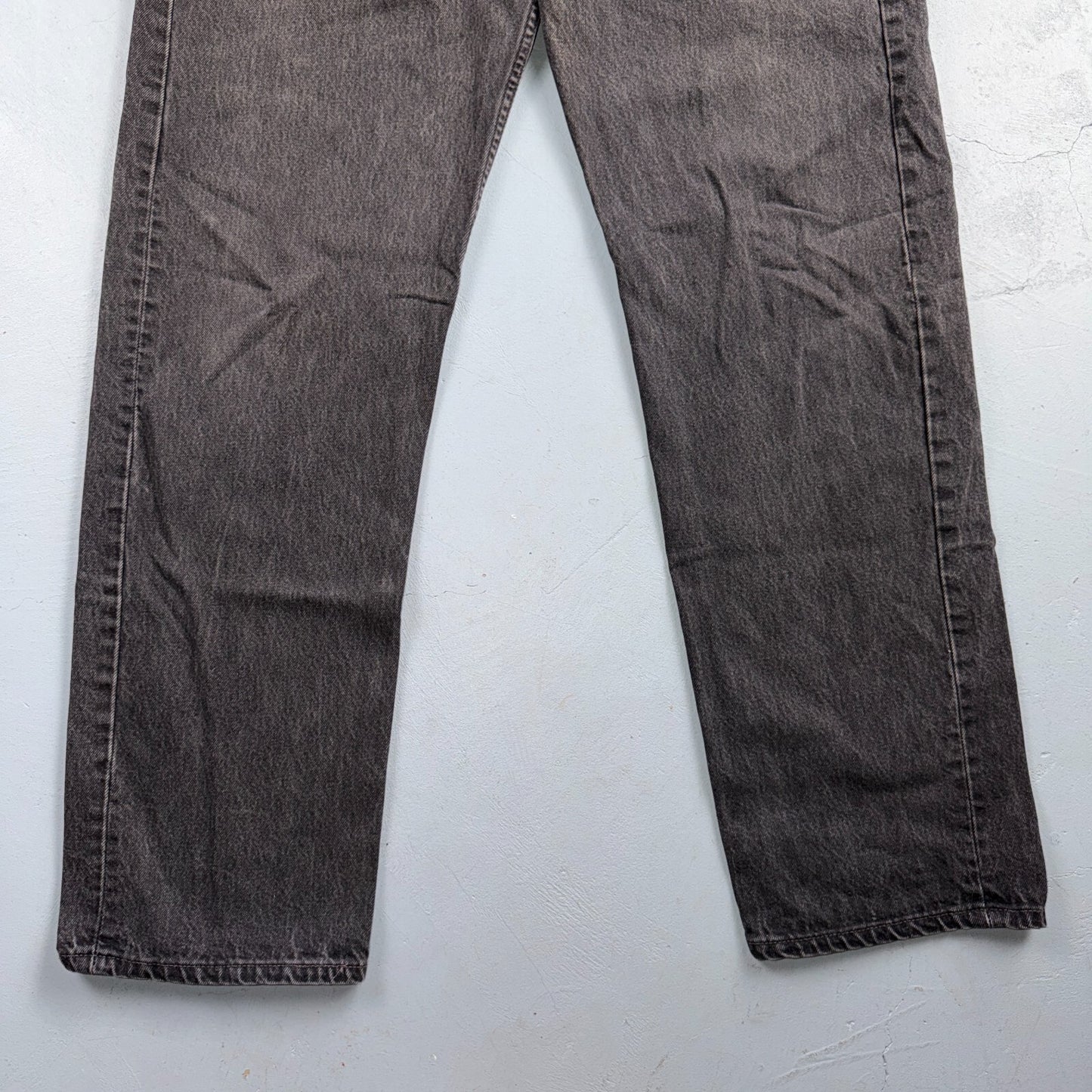 Levis 501 Vintage 90s USA XX Straight Leg Jeans Black Light Wash 40x34 Act 37x33