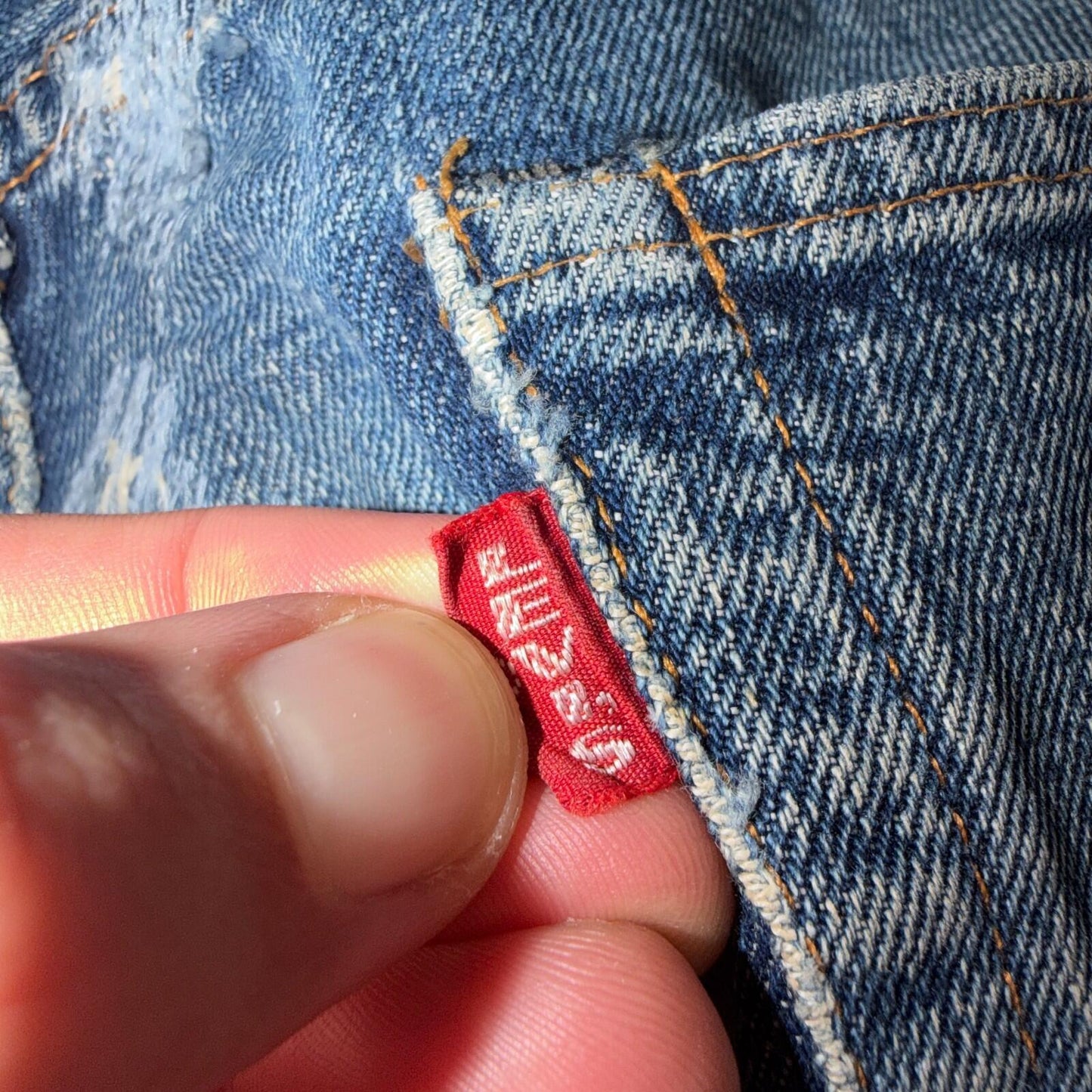 Levis 501 Big E Vintage 60s Redline Selvedge USA XX 1960s Jeans 66 Act 34x27