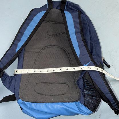VTG Nike Backpack Blue Lots Of Pockets Gym Sports 90s Y2K Travel Carry On
