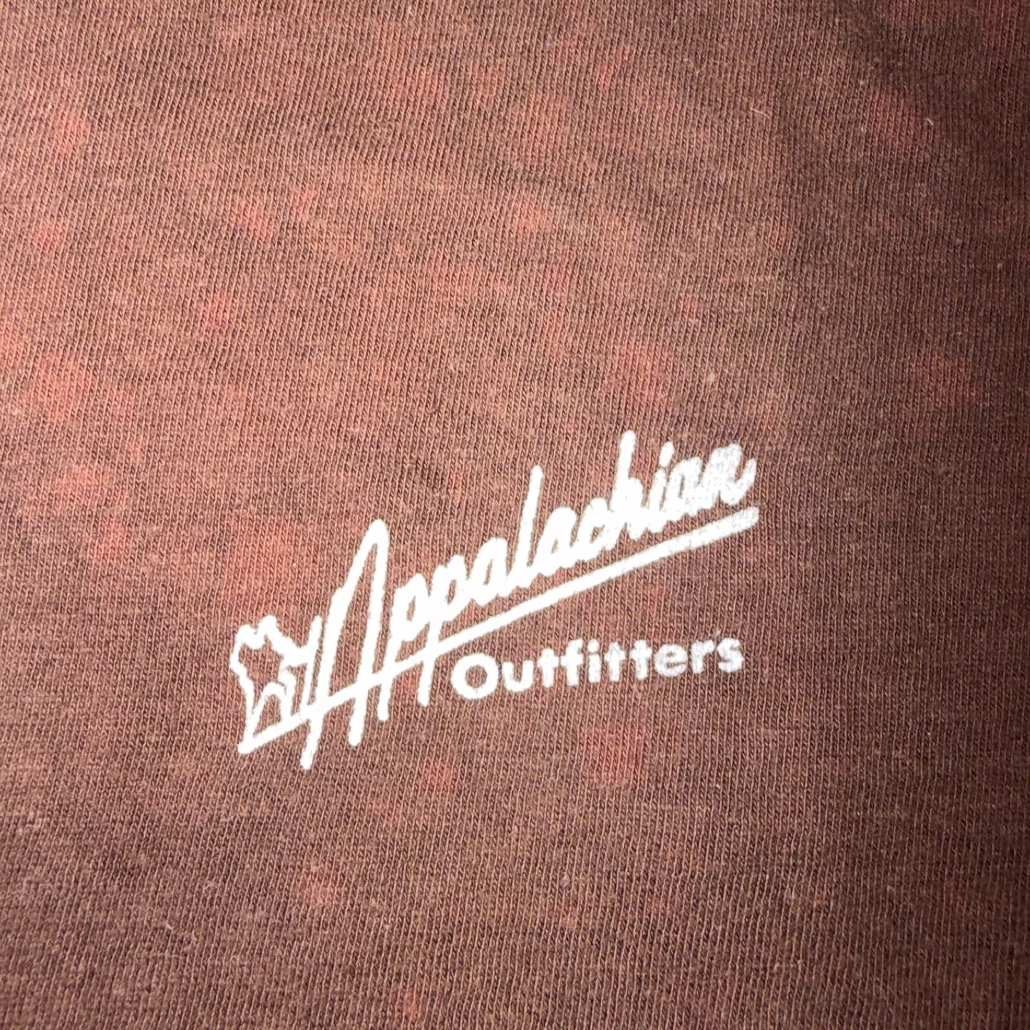 Take Memories Leave Footprints 80s VTG T Shirt Brown 1980s Single Stitch Hiking