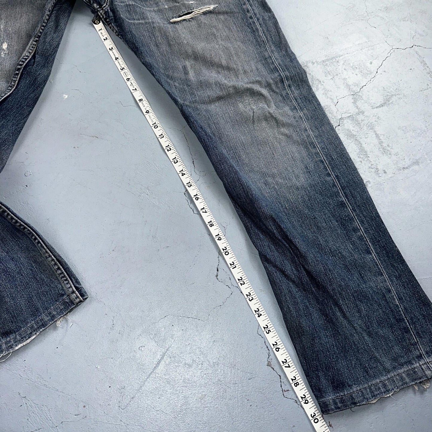Levis 501 Vintage Y2K XX Straight Leg Jeans Blue Med Wash 34x36 Act 33x30