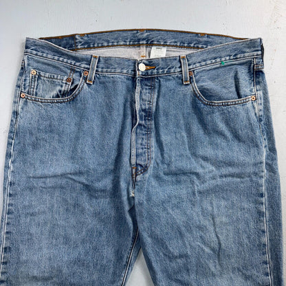 Levis 501 Vintage Y2K XX Straight Leg Jeans Blue Light Wash 40x32 Act 40x30