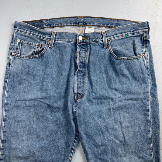 Levis 501 Vintage Y2K XX Straight Leg Jeans Blue Light Wash 40x32 Act 40x30