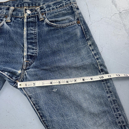 Levis 501 Big E Vintage 60s Redline Selvedge USA XX 1960s Jeans 66 Act 28x28