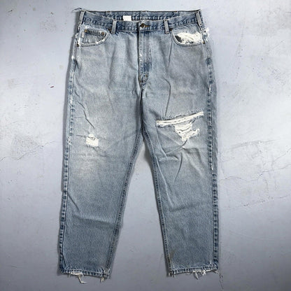Carhartt B17 DST Relaxed Fit Denim Blue Jeans Mens 40x32 Workwear Denim