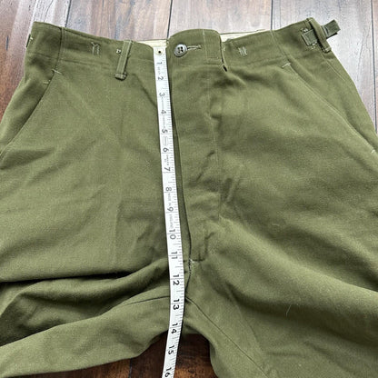 Original 1951 Dated Wool OG-108 Trousers 31x29 Military Pants Not HBT WWII WW2