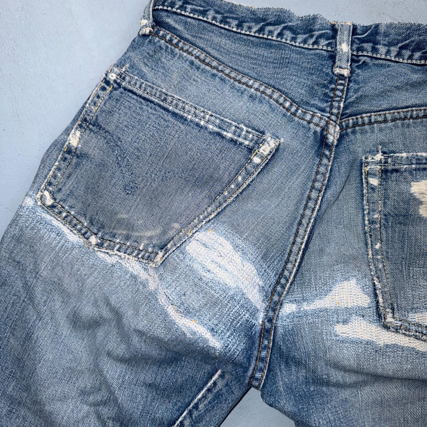 Levis 501 Big E Vintage 60s Redline Selvedge USA XX 1960s Jeans 66 Act 27x29