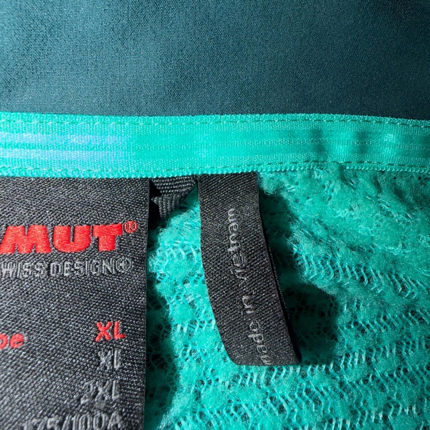 Mammut Womens SofTech Jacket Windbreaker Soft Shell Full Zip Pockets Green XL