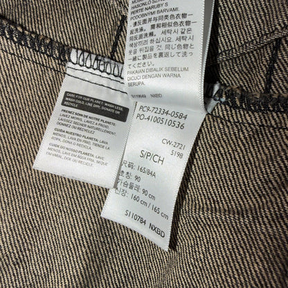 Levis Button Front Cotton Denim Trucker Jean Jacket Black Type 3 VTG Style Y2K
