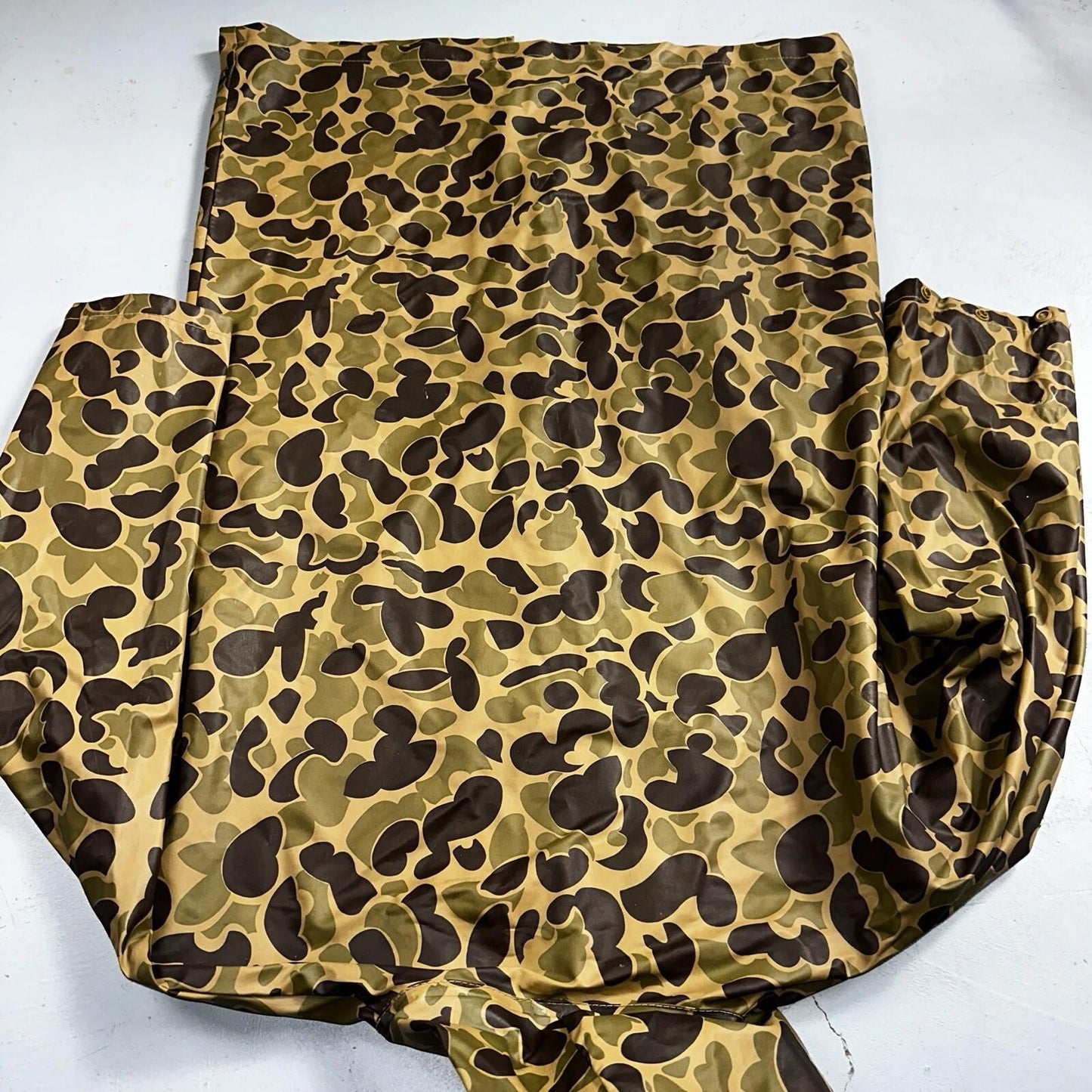 Dry Wear Rain Suit Adult Brown Green Camouflage Outdoor Hunting Mens XL Frogskin