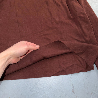 Eileen Fisher Paprika Knit Seamless Sweater Womens S Burnt Orange Brown