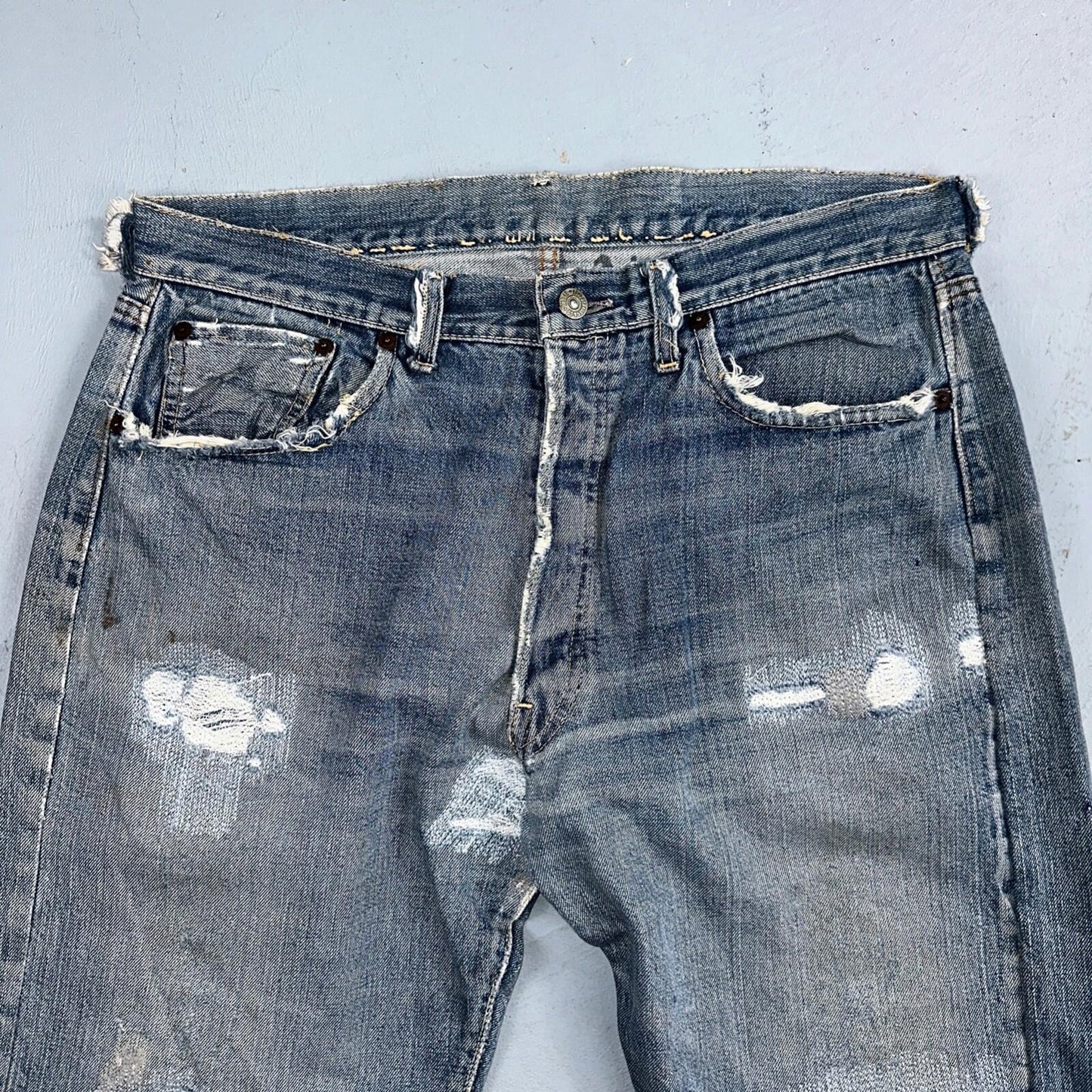 Levis 501 Big E Vintage 60s Redline Selvedge USA XX 1960s Jeans 66 Act 34x28