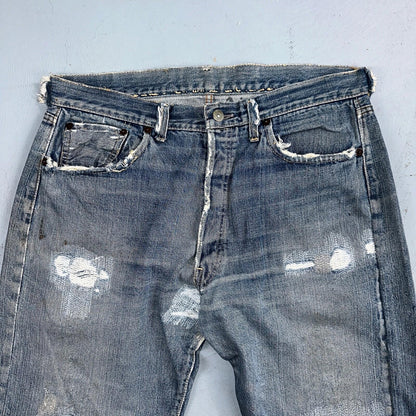 Levis 501 Big E Vintage 60s Redline Selvedge USA XX 1960s Jeans 66 Act 34x28
