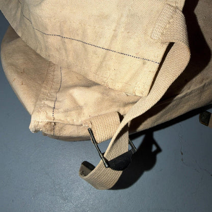 VTG 1930s 1940s Canvas Fishing Field Bag Saddle Bell System Canvas Tote WWII