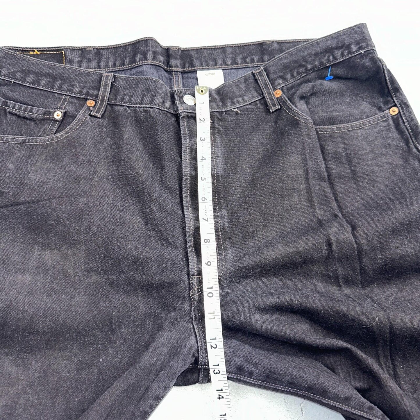 Levis 501 Vintage Y2K 90s XX Straight Leg Jeans Black Dark Wash 42x32 Act 41x31