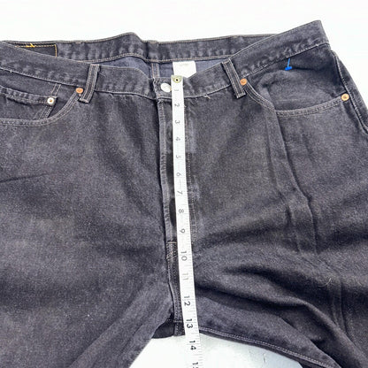 Levis 501 Vintage Y2K 90s XX Straight Leg Jeans Black Dark Wash 42x32 Act 41x31