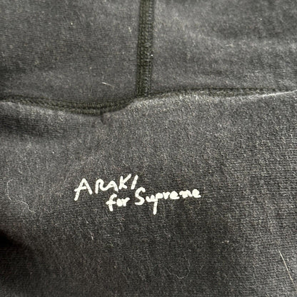 Supreme Araki Rose Hooded Sweatshirt Black Size Medium Hoodie FW16 2016