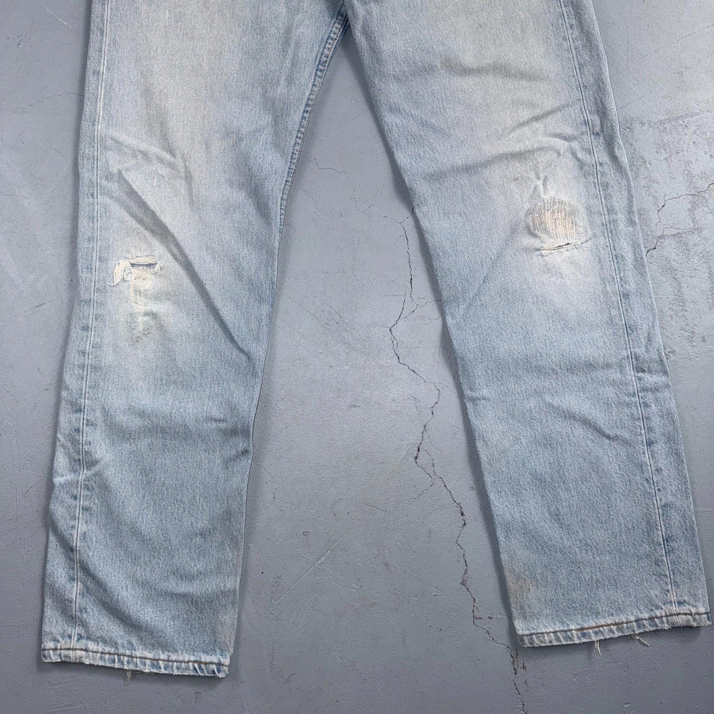 Levis 501 Vintage Y2K 90s XX Straight Leg Jeans Blue Light Wash 34x32 Act 33x31