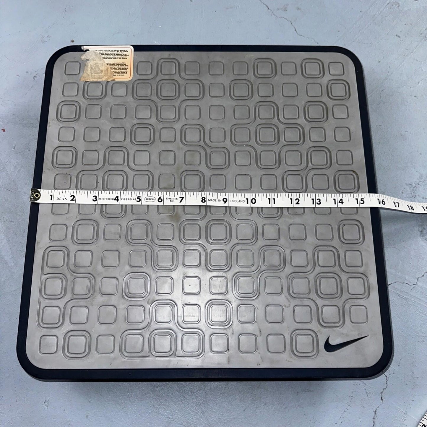 Nike Vintage Balance Board Rocker Yoga Gym Y2K 90s Rare Swoosh Sports Promo