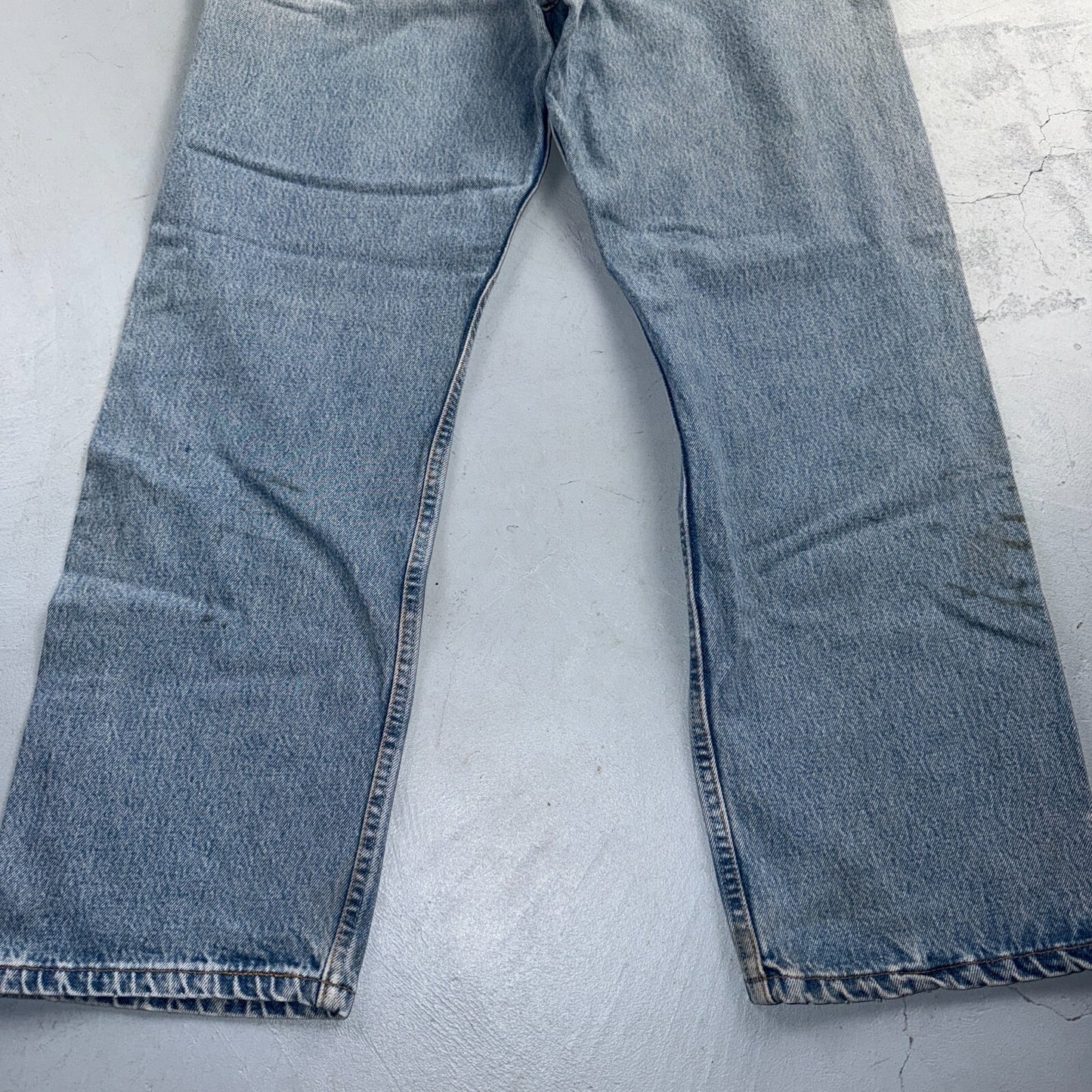 Levis 501 Vintage 90s USA XX Straight Leg Jeans Blue Light Wash 38x30 Act 37x29