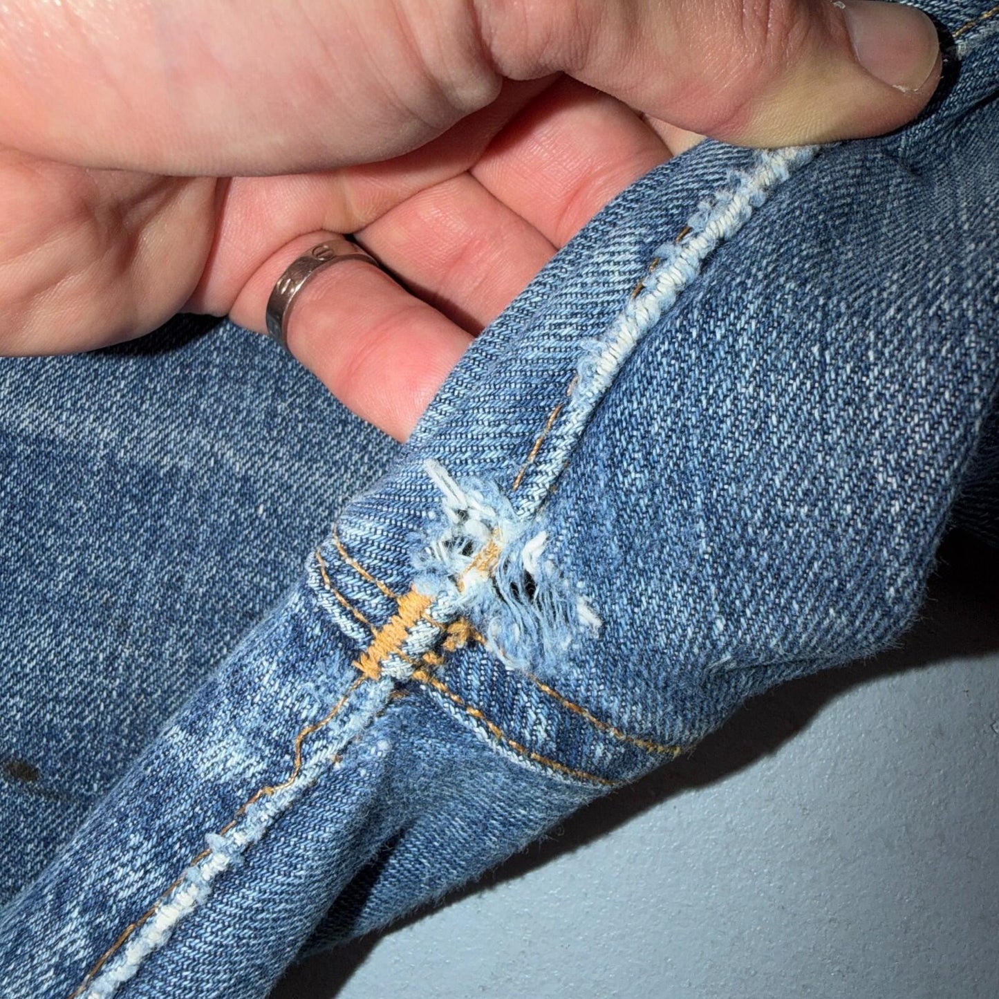 Levis 501 Big E Vintage 60s Redline Selvedge USA XX 1960s Jeans 36x32 Act 33x28